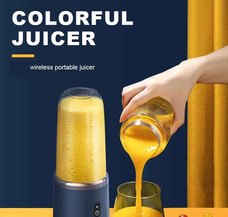 Portable Juicer Cup – 6 Blade USB Blender